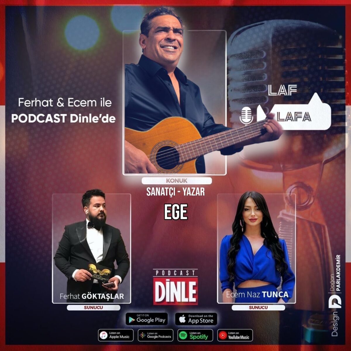 Şarkıcı, Yazar – EGE | Ferhat & Ecem’le Laf Lafa